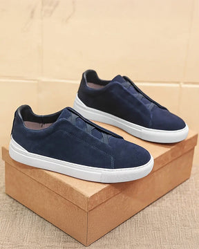 Larkin - Suede Lace-Up Sneakers