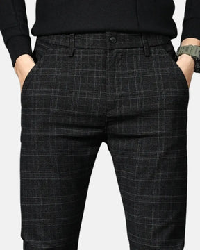 Joss - Plaid Business Trousers